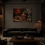 Premium Wall Art Yatay Html Edition – KITCHENNW2010 shown in a warm modern interior