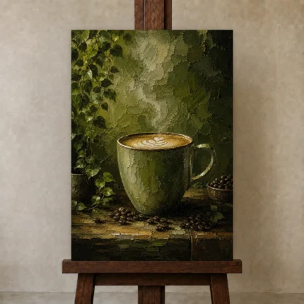 Premium Wall Art Dikey Html Edition – KITCHENNW2015 displayed on a studio easel