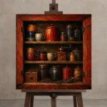 Premium Wall Art Kare Html Edition – KITCHENNW2018 displayed on a studio easel