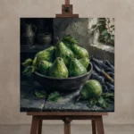 Premium Wall Art Kare Html Edition – KITCHENNW2025 displayed on a studio easel