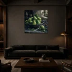Premium Wall Art Kare Html Edition – KITCHENNW2025 shown in a warm modern interior