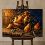 Premium Wall Art Yatay Html Edition – KITCHENNW2028 displayed on a studio easel