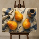 Premium Wall Art Yatay Html Edition – KITCHENNW2030 displayed on a studio easel