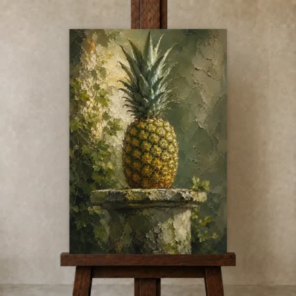 Premium Wall Art Dikey Html Edition – KITCHENNW2031 displayed on a studio easel