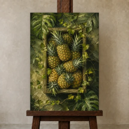 Premium Wall Art Dikey Html Edition – KITCHENNW2033 displayed on a studio easel