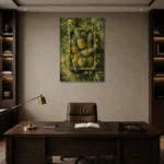 Premium Wall Art Dikey Html Edition – KITCHENNW2033 displayed in a contemporary gallery-inspired room