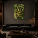 Premium Wall Art Dikey Html Edition – KITCHENNW2033 shown in a warm modern interior