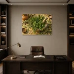 Premium Wall Art Yatay Html Edition – KITCHENNW2038 displayed in a contemporary gallery-inspired room