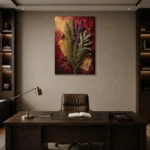 Premium Wall Art Dikey Html Edition – KITCHENNW2040 displayed in a contemporary gallery-inspired room
