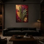 Premium Wall Art Dikey Html Edition – KITCHENNW2040 shown in a warm modern interior
