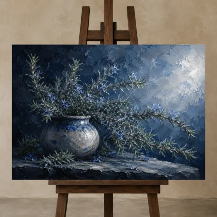 Premium Wall Art Yatay Html Edition – KITCHENNW2047 displayed on a studio easel