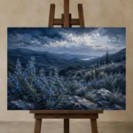 Premium Wall Art Yatay Html Edition – KITCHENNW2048 displayed on a studio easel