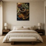 Premium Wall Art Dikey Html Edition – KITCHENNW2051 showcased in an elegant minimalist interior