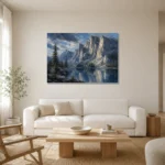 Premium Wall Art Yatay Html Edition – LANDSCAPENW2002 styled in a refined neutral interior