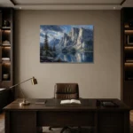 Premium Wall Art Yatay Html Edition – LANDSCAPENW2002 displayed in a contemporary gallery-inspired room