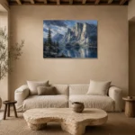 Premium Wall Art Yatay Html Edition – LANDSCAPENW2002 presented in a sophisticated home setting