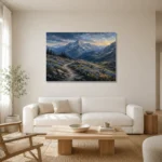 Premium Wall Art Yatay Html Edition – LANDSCAPENW2003 styled in a refined neutral interior