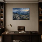 Premium Wall Art Yatay Html Edition – LANDSCAPENW2003 displayed in a contemporary gallery-inspired room