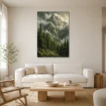 Premium Wall Art Dikey Html Edition – LANDSCAPENW2004 styled in a refined neutral interior