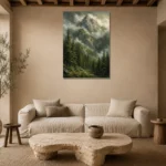 Premium Wall Art Dikey Html Edition – LANDSCAPENW2004 presented in a sophisticated home setting
