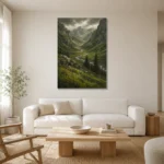 Premium Wall Art Dikey Html Edition – LANDSCAPENW2005 styled in a refined neutral interior