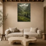 Premium Wall Art Dikey Html Edition – LANDSCAPENW2005 presented in a sophisticated home setting