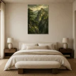 Premium Wall Art Dikey Html Edition – LANDSCAPENW2006 showcased in an elegant minimalist interior
