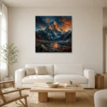 Premium Wall Art Kare Html Edition – LANDSCAPENW2007 styled in a refined neutral interior