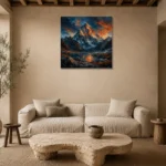 Premium Wall Art Kare Html Edition – LANDSCAPENW2007 presented in a sophisticated home setting