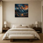 Premium Wall Art Kare Html Edition – LANDSCAPENW2007 showcased in an elegant minimalist interior