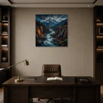 Premium Wall Art Kare Html Edition – LANDSCAPENW2009 displayed in a contemporary gallery-inspired room