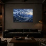 Premium Wall Art Yatay Html Edition – LANDSCAPENW2010 shown in a warm modern interior