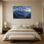 Premium Wall Art Yatay Html Edition – LANDSCAPENW2010 showcased in an elegant minimalist interior