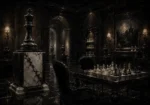 Chess Procession Monumental Chess King Black Home Office Wall Art