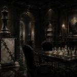 Chess Procession Monumental Chess King Black Home Office Wall Art