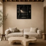 Premium Wall Art Kare Html Edition – NM3-BLK-CS-S-003 presented in a sophisticated home setting