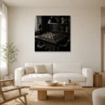 Premium Wall Art Kare Html Edition – NM3-BLK-CS-S-004 styled in a refined neutral interior