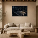 Premium Wall Art Yatay Html Edition – NM3-BLK-MT-H-002 presented in a sophisticated home setting