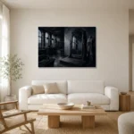 Premium Wall Art Yatay Html Edition – NM3-BLK-MT-H-005 styled in a refined neutral interior