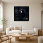 Premium Wall Art Kare Html Edition – NM3-BLK-MT-S-001 styled in a refined neutral interior