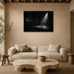 Premium Wall Art Yatay Html Edition – NM3-BLK-NT-H-003 presented in a sophisticated home setting