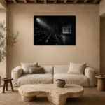 Premium Wall Art Yatay Html Edition – NM3-BLK-NT-H-005 presented in a sophisticated home setting
