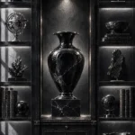 Obsidian Sentinel Obsidian Vessel Black Home Office Wall Art