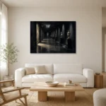 Premium Wall Art Yatay Html Edition – NM3-BLK-SH-H-002 styled in a refined neutral interior