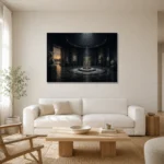 Premium Wall Art Yatay Html Edition – NM3-BLK-SH-H-005 styled in a refined neutral interior