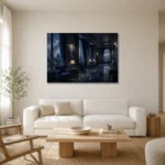 Premium Wall Art Yatay Html Edition – NM3-BLU-RW-H-004 styled in a refined neutral interior