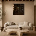 Premium Wall Art Kare Html Edition – NM3-BRN-AN-S-003 presented in a sophisticated home setting