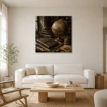 Premium Wall Art Kare Html Edition – NM3-BRN-AN-S-004 styled in a refined neutral interior