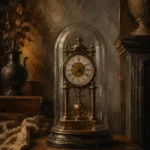 Collector Sentinel Antique Clock Brown Home Office Wall Art
