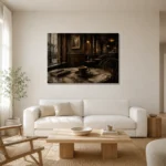 Premium Wall Art Yatay Html Edition – NM3-BRN-EP-H-001 styled in a refined neutral interior